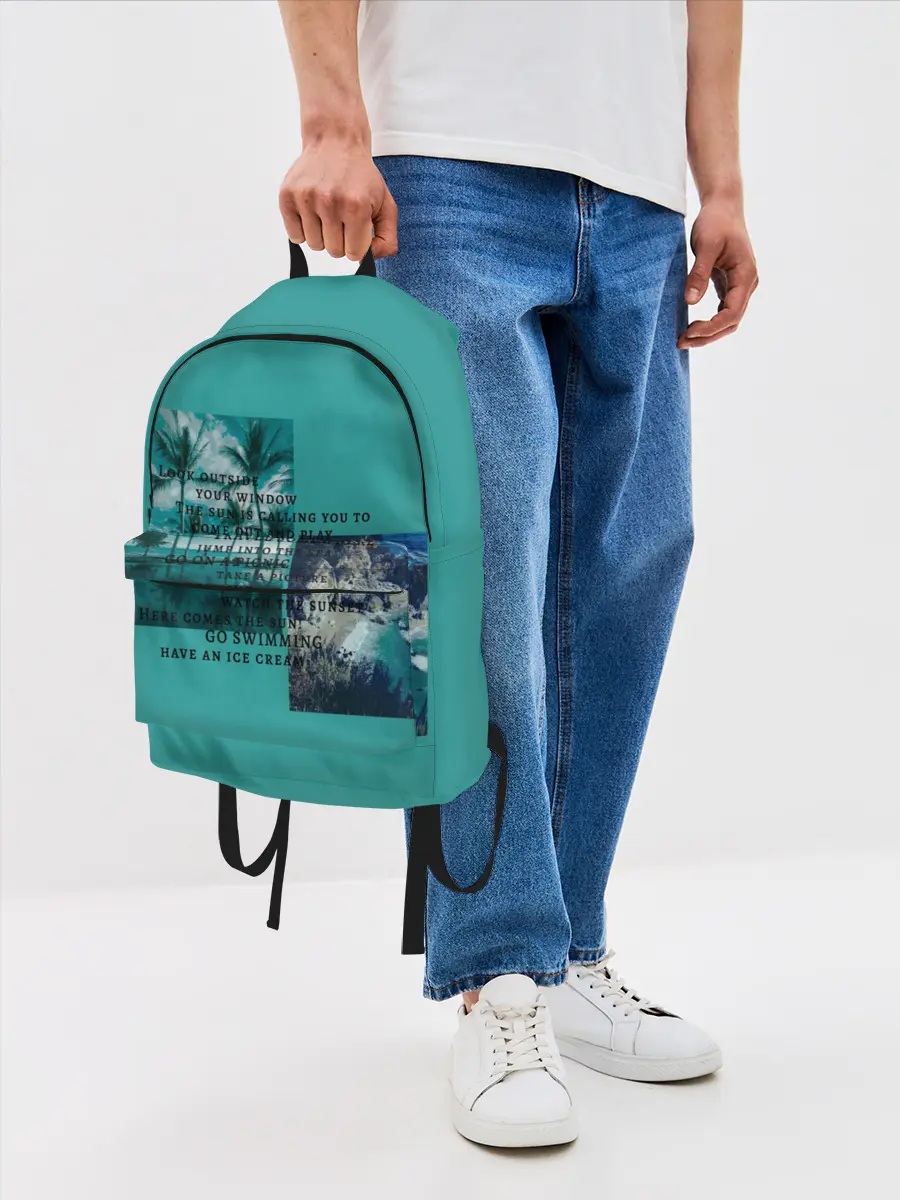 Рюкзак джинсовый / Море