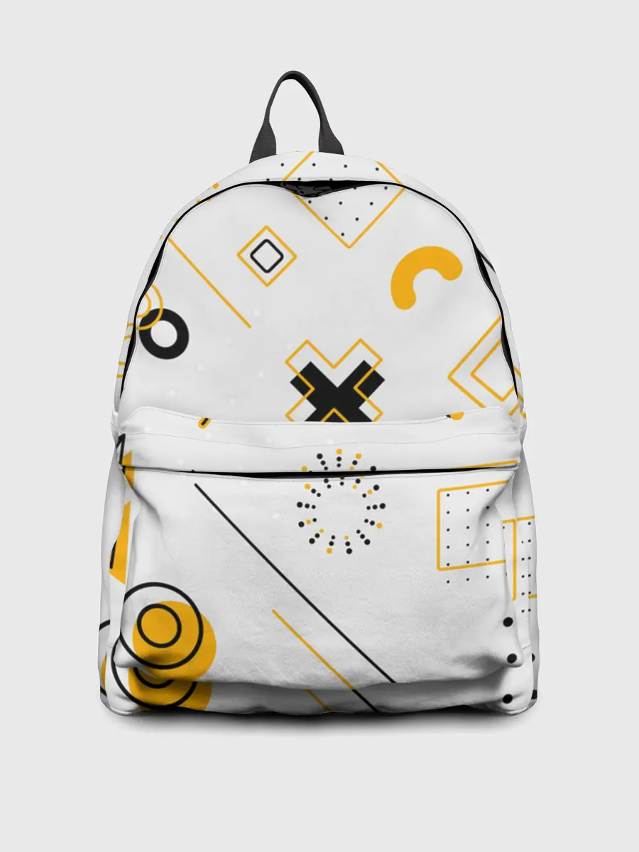 Рюкзак джинсовый / Геометрический узор