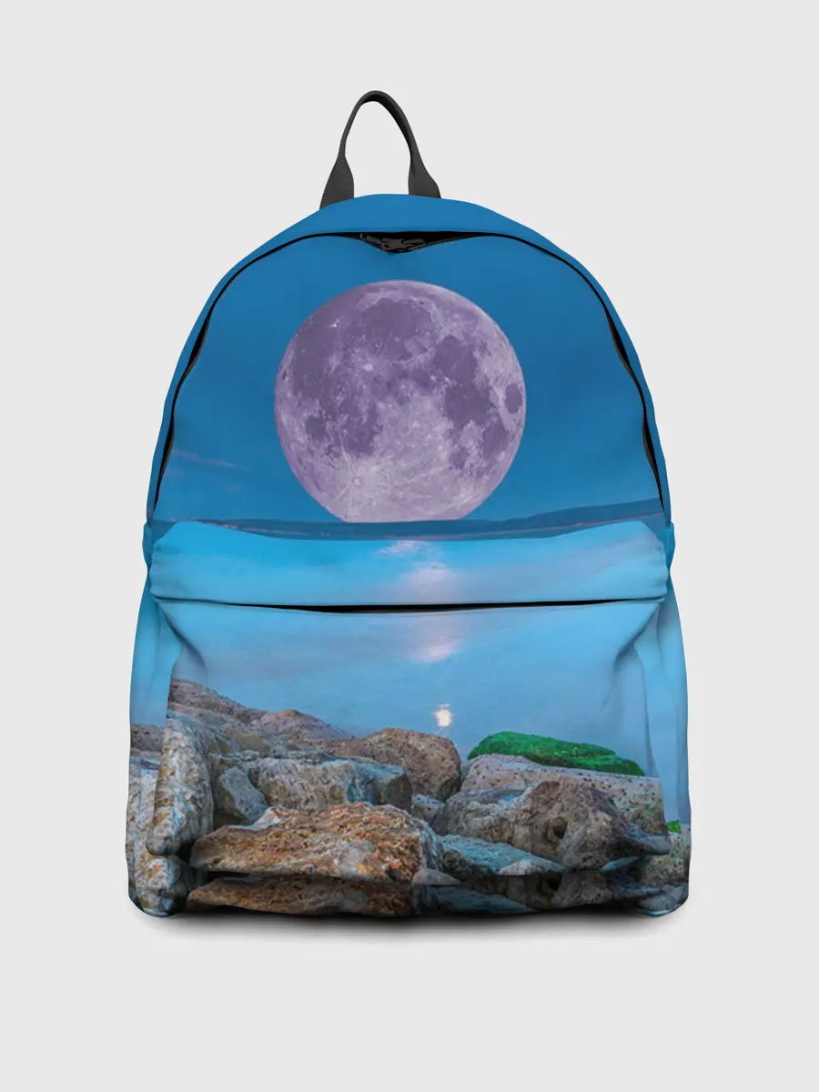 Рюкзак джинсовый / Лунный пляж