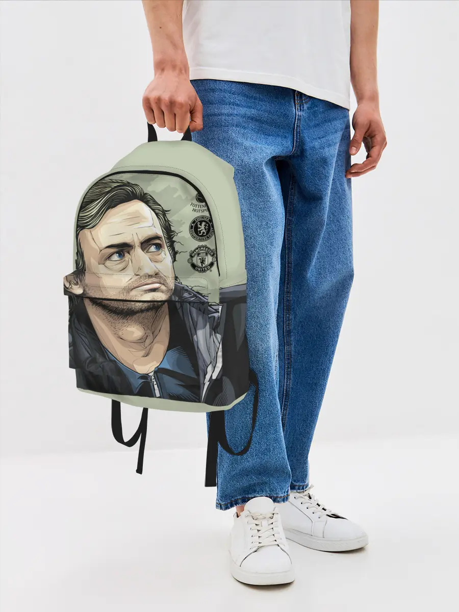 Рюкзак джинсовый / Жозе Моуринью