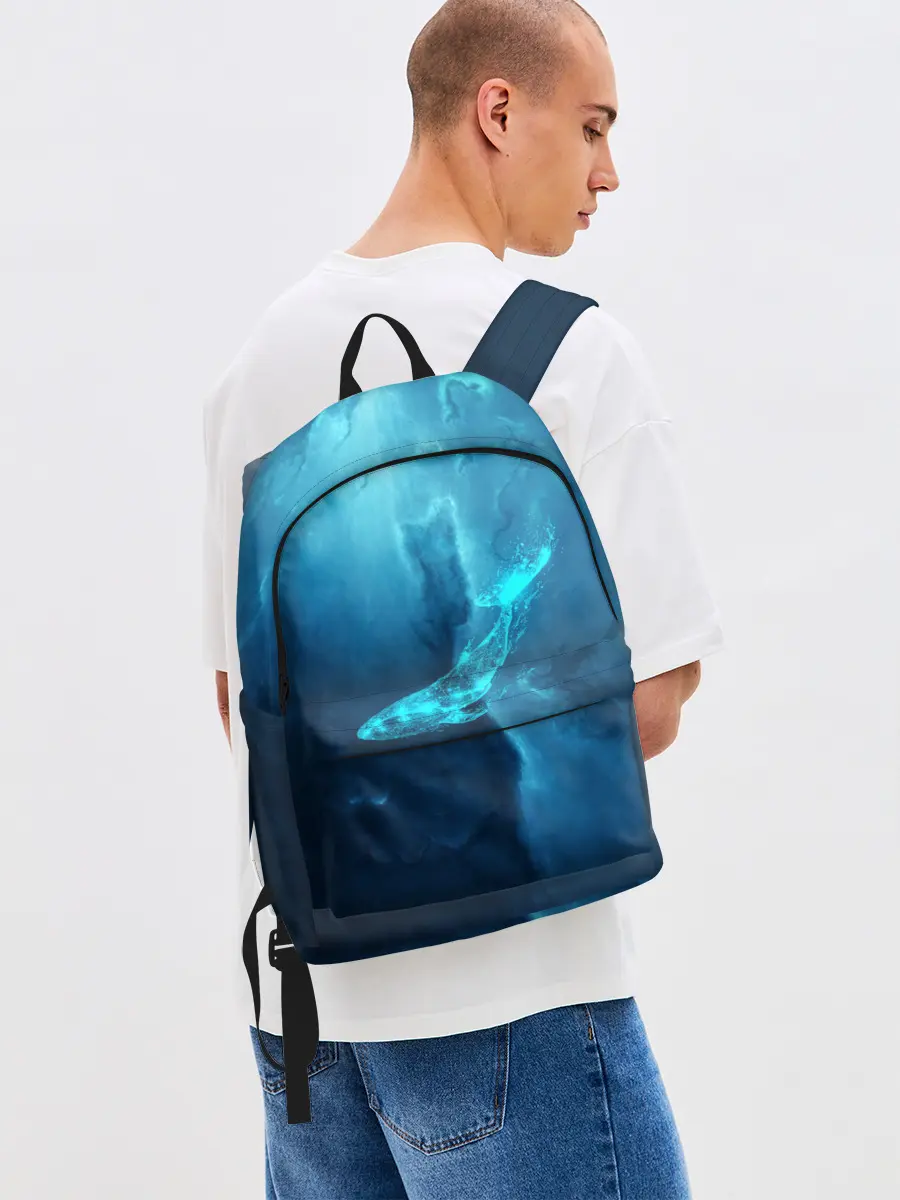 Рюкзак джинсовый / ЗВЕЗДНЫЙ КИТ | STAR WHALE