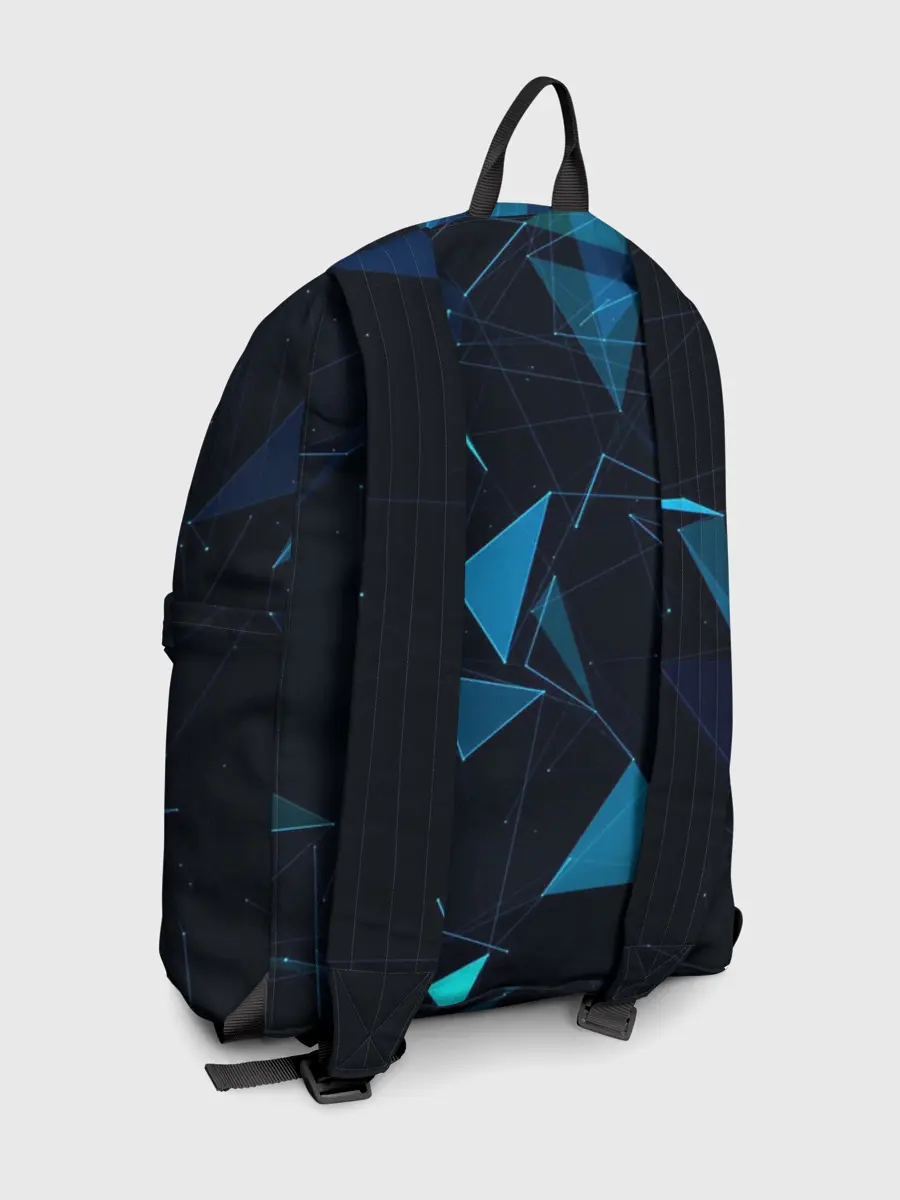 Рюкзак джинсовый / Цифровой треугольник