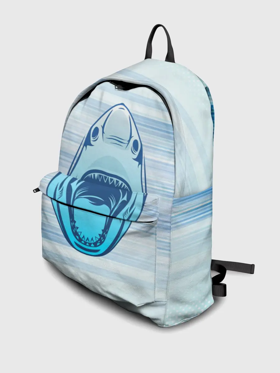 Рюкзак джинсовый / Акула