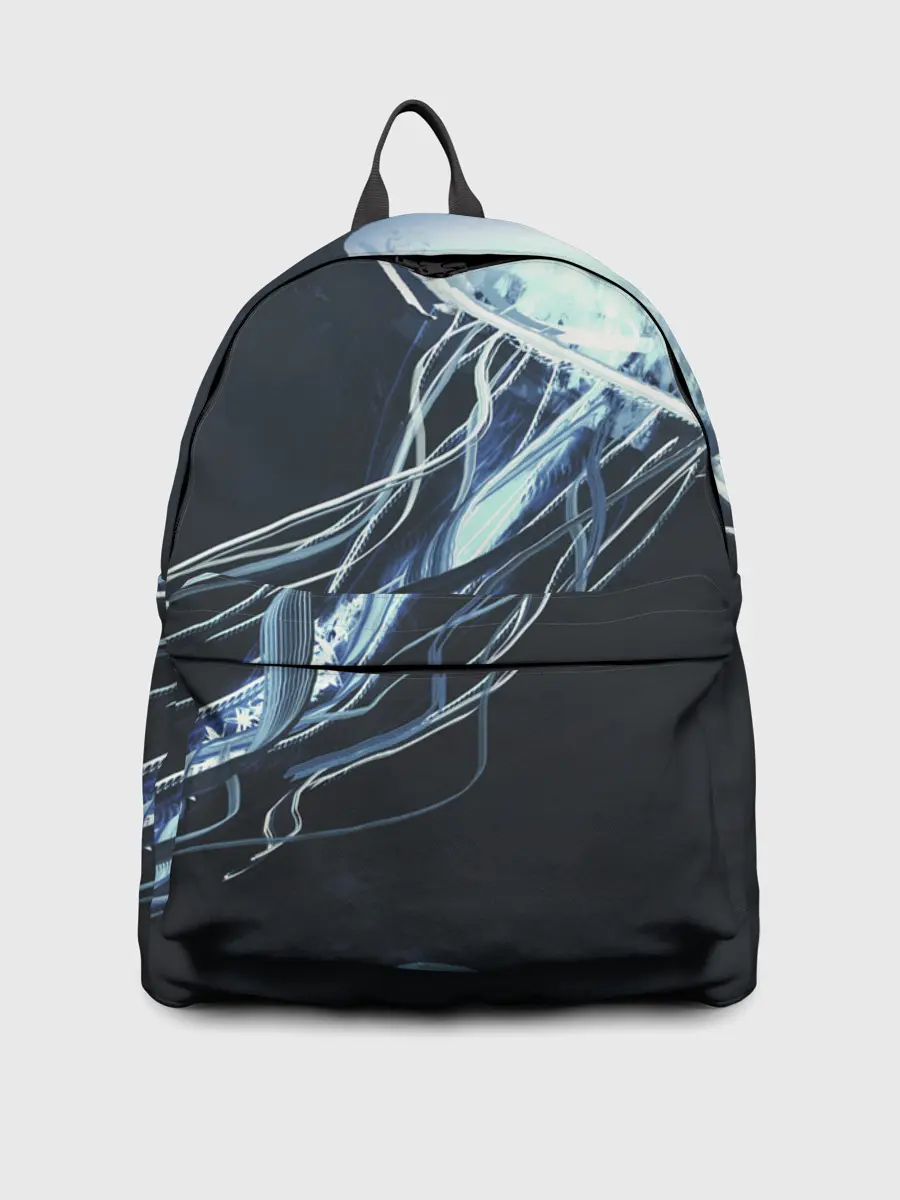 Рюкзак джинсовый / Рисунок медуза