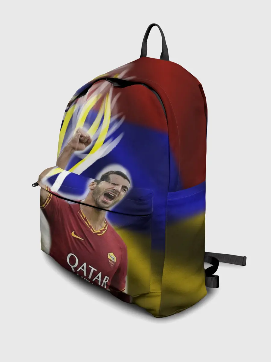 Рюкзак джинсовый / Генрих Мхитарян - огненный кулак