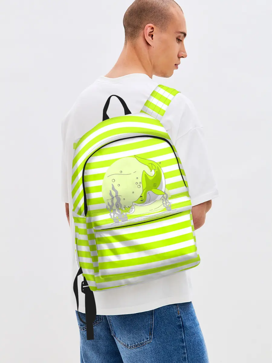 Рюкзак джинсовый / Акула