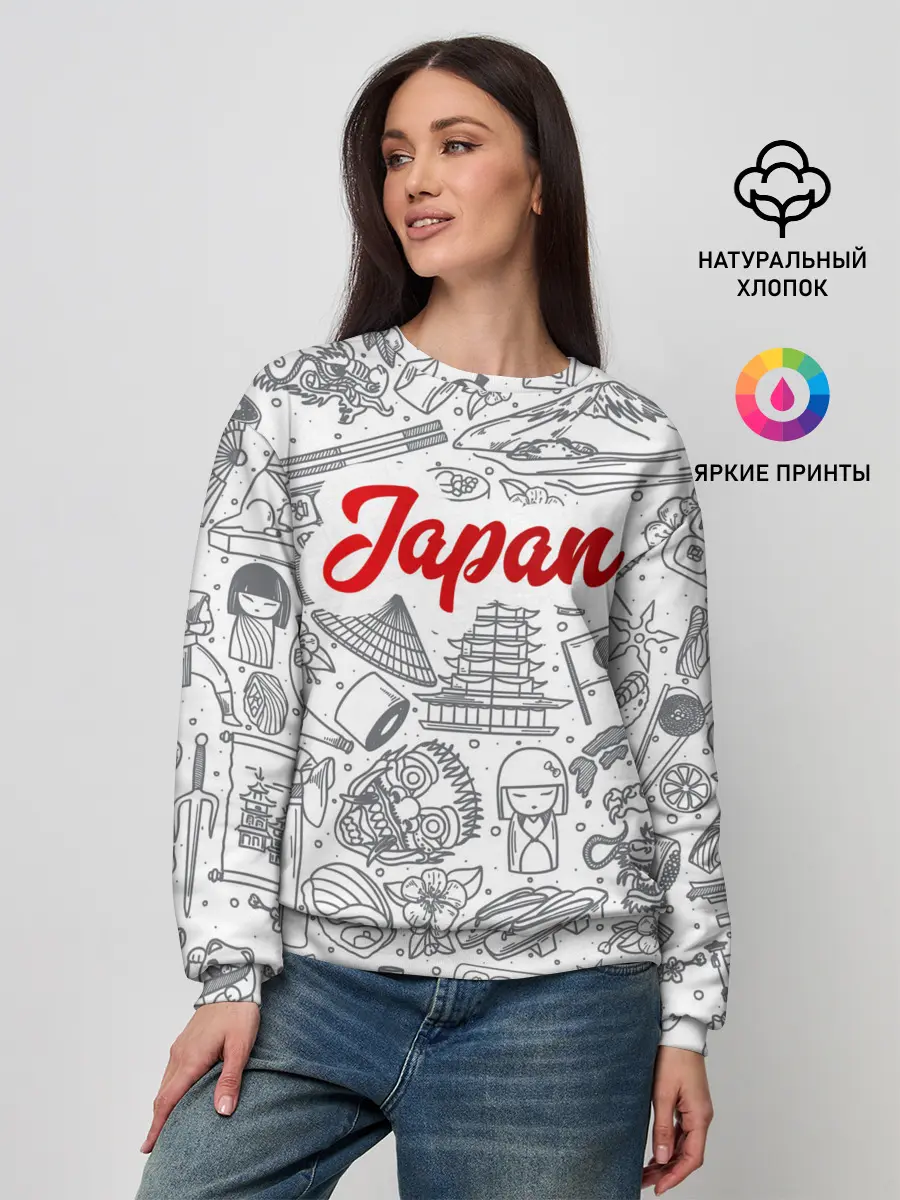Женский свитшот / Япония | Страна Восходящего Солнца