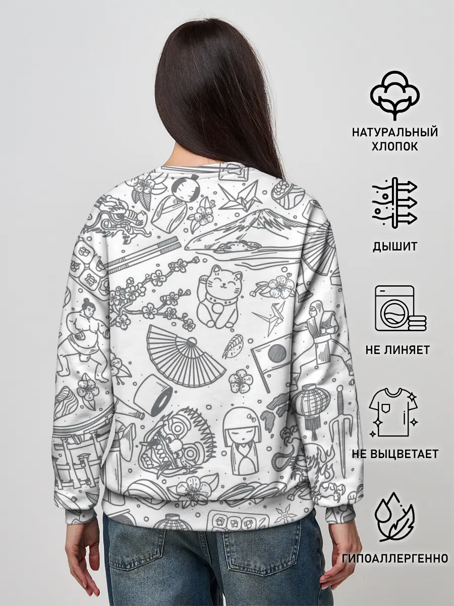 Женский свитшот / Япония | Страна Восходящего Солнца