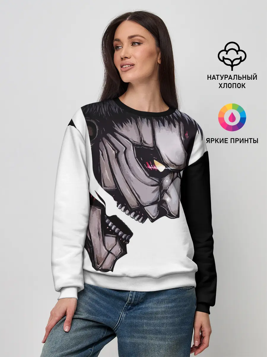 Женский свитшот / Злобный титан