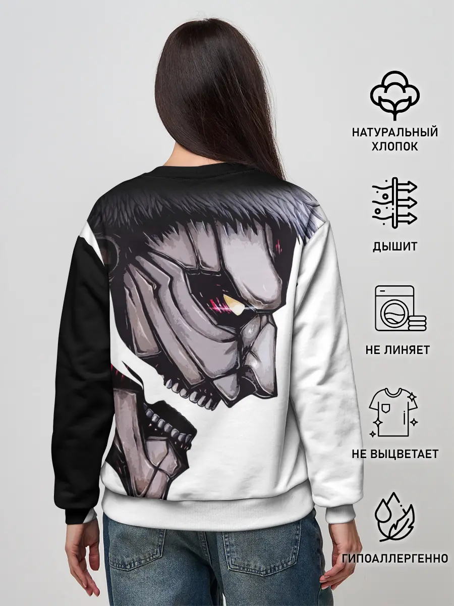 Женский свитшот / Злобный титан