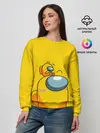 Женский свитшот / AMONG US YELLOW