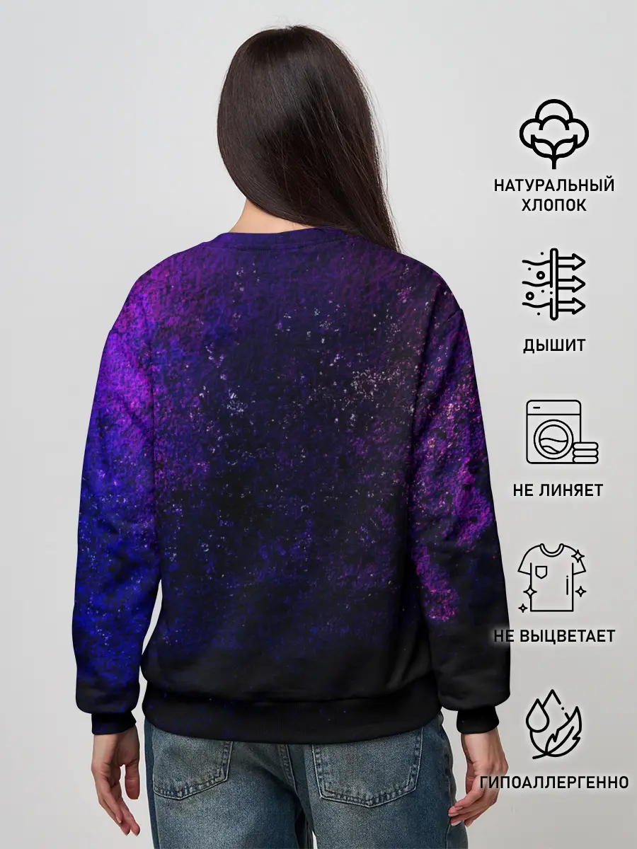 Женский свитшот / Arch Enemy. Neon logo