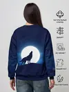 Женский свитшот / Воющий на луну