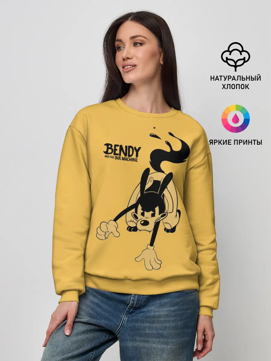 Женский свитшот / Bendy And The Ink Machine