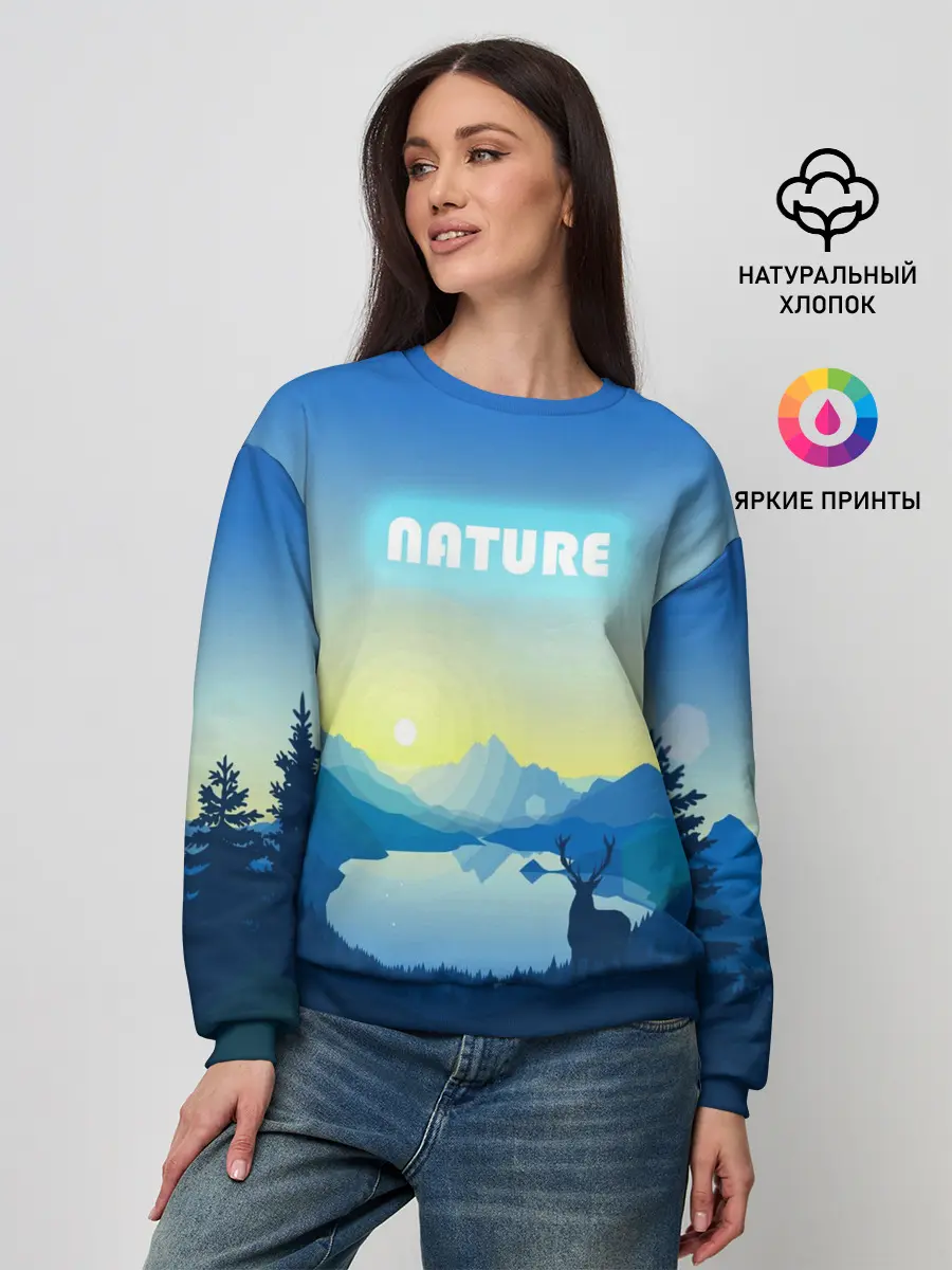 Женский свитшот / NATURE