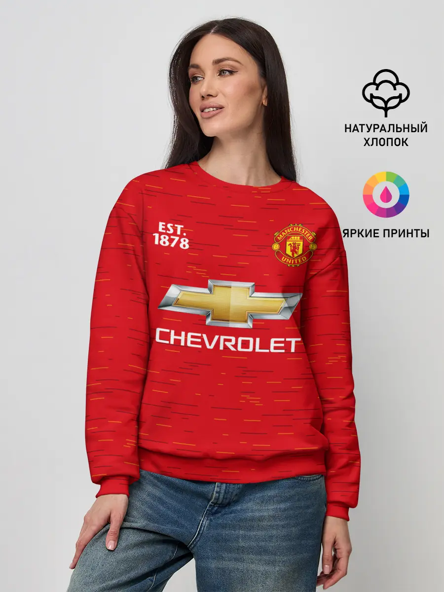 Женский свитшот / MANCHESTER UNITED 20/21 - HOME