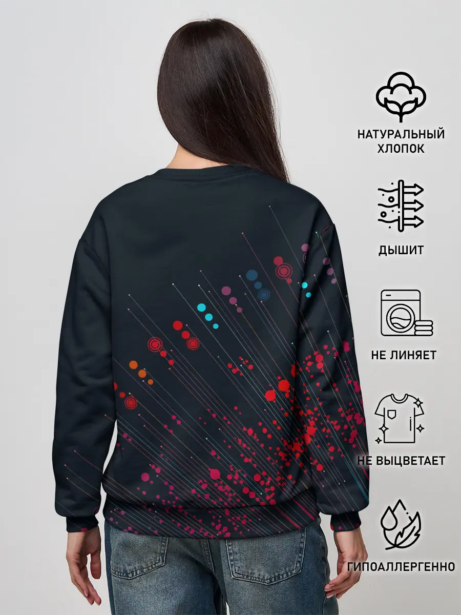 Женский свитшот / Among Us / Itachi Uchiha.