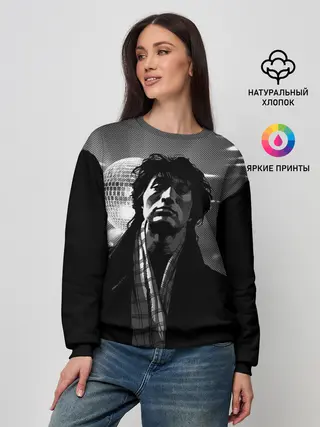 Женский свитшот / ВИКТОР ЦОЙ