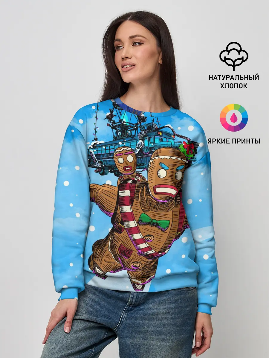 Женский свитшот / Пряничный человек