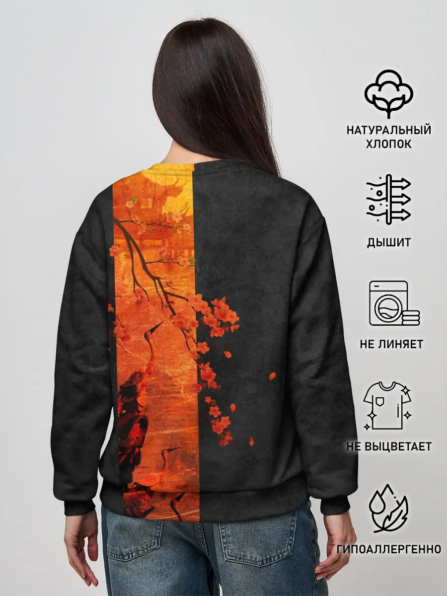 Женский свитшот / ЦАПЛЯ