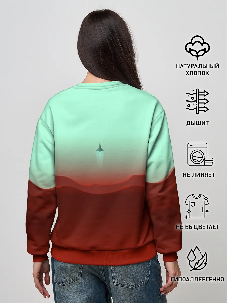 Женский свитшот / Boris Norris - When the Tunnel