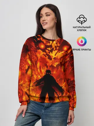 Женский свитшот / Клинок, рассекающий демонов