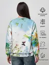 Женский свитшот / Summer акварель