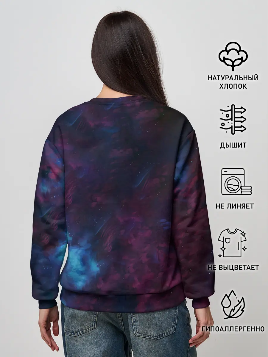 Женский свитшот / ЗВЕЗДНЫЙ ВОЛК