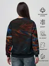 Женский свитшот / Абстракция разводы красок