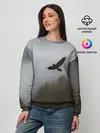 Женский свитшот / Орёл над лесом