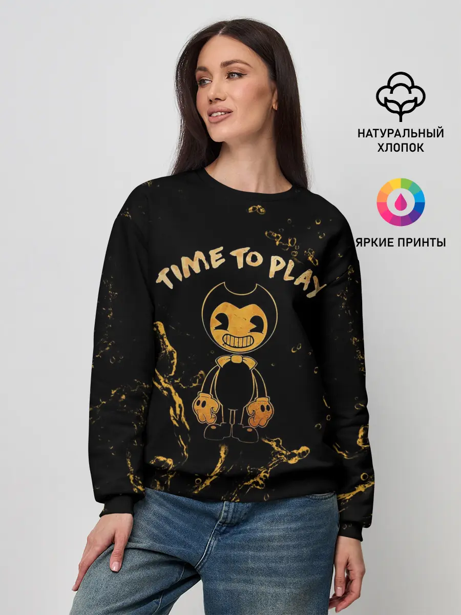 Женский свитшот / Bendy And The Ink Machine