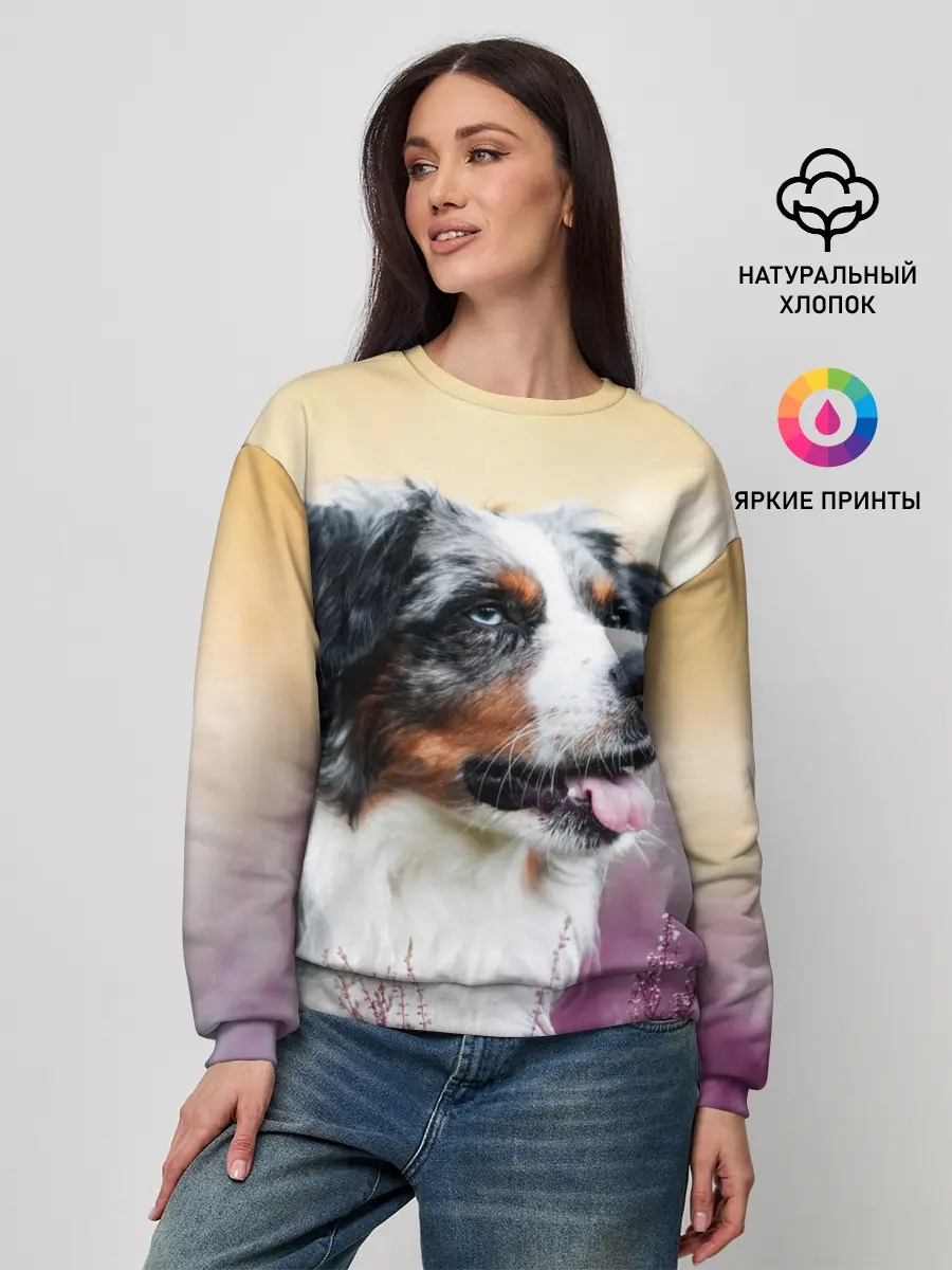 Женский свитшот / Австралийская Овчарка