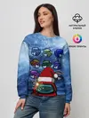 Женский свитшот / Among us Happy New Year