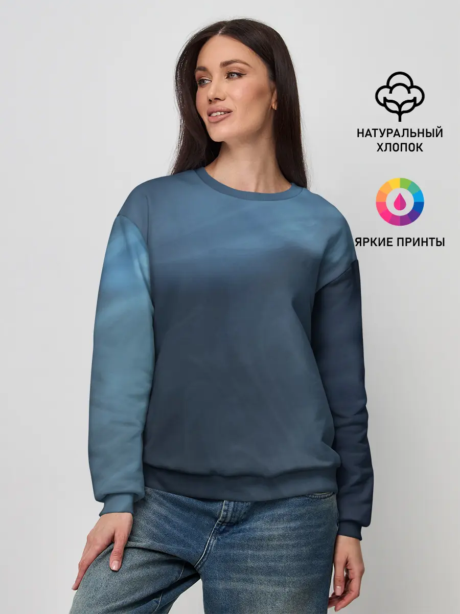Женский свитшот / Дымчатый