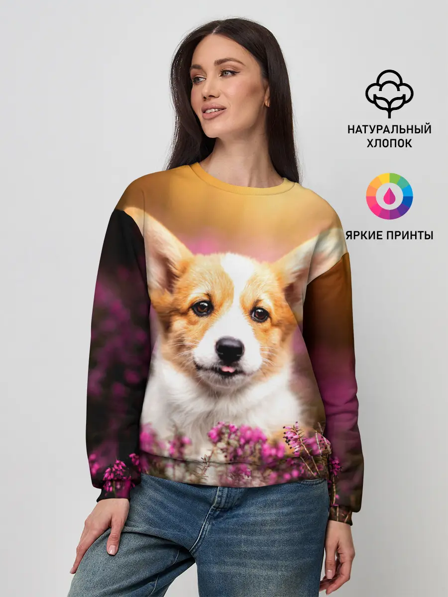 Женский свитшот / Вельш-корги