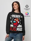 Женский свитшот / Merry Sus Mas