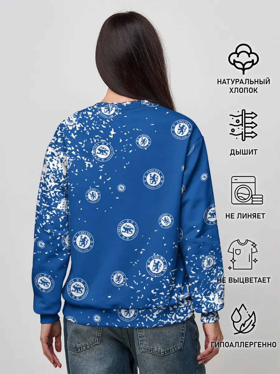 Женский свитшот / CHELSEA F.C. / ЧЕЛСИ