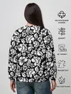 Женский свитшот / White flowers