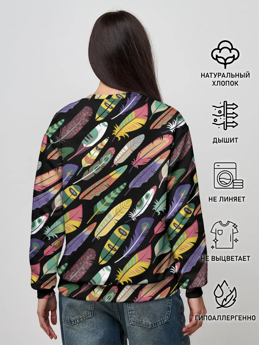 Женский свитшот / Feathers 2022