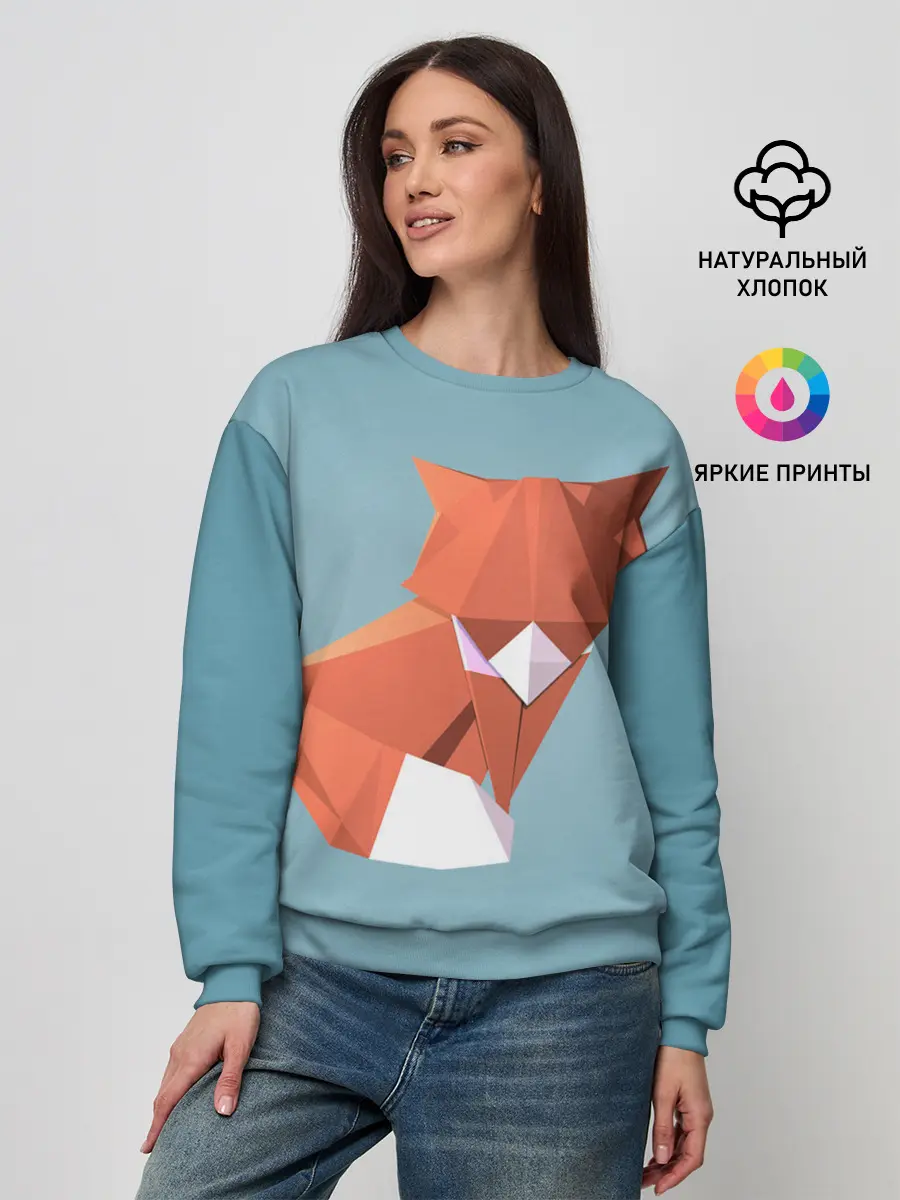 Женский свитшот / лиса