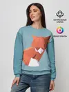 Женский свитшот / лиса