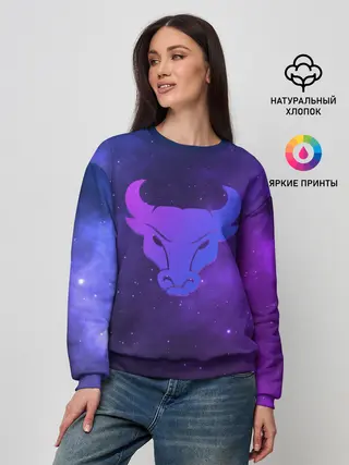 Женский свитшот / Бык