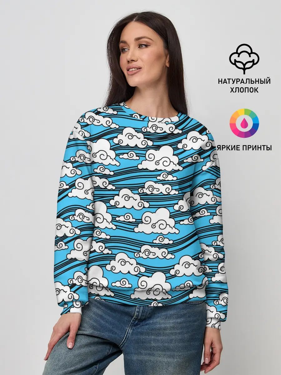 Женский свитшот / КИМОНО ТАНДЖИРО