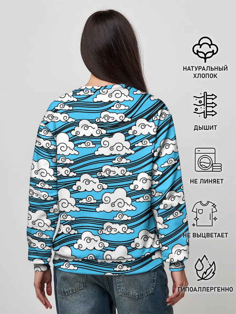 Женский свитшот / КИМОНО ТАНДЖИРО