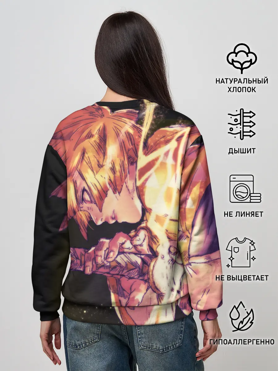 Женский свитшот / ЗЕНИЦУ ИЗ КЛИНКА