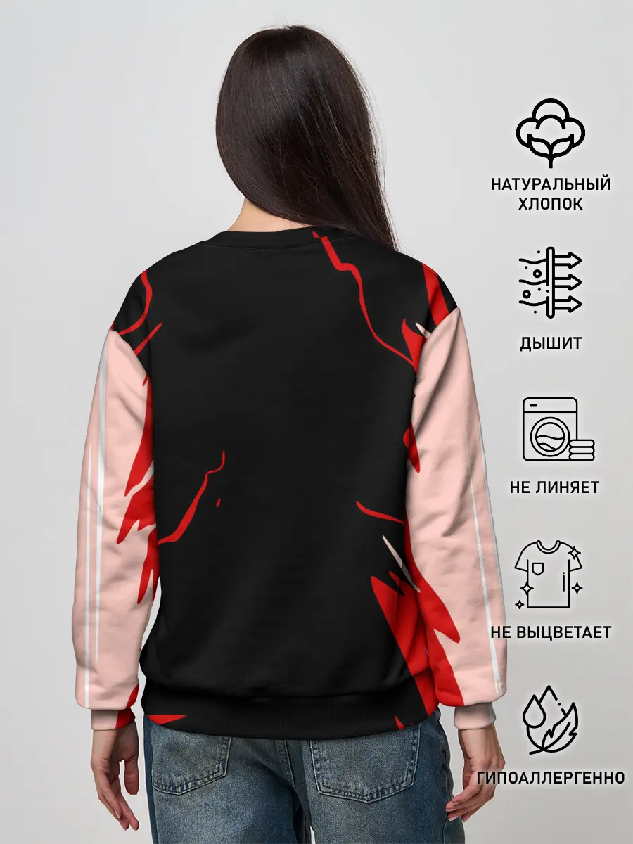 Женский свитшот / AMONG US - САБОТАЖ