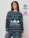 Женский свитшот / Свитер Merry Christmas