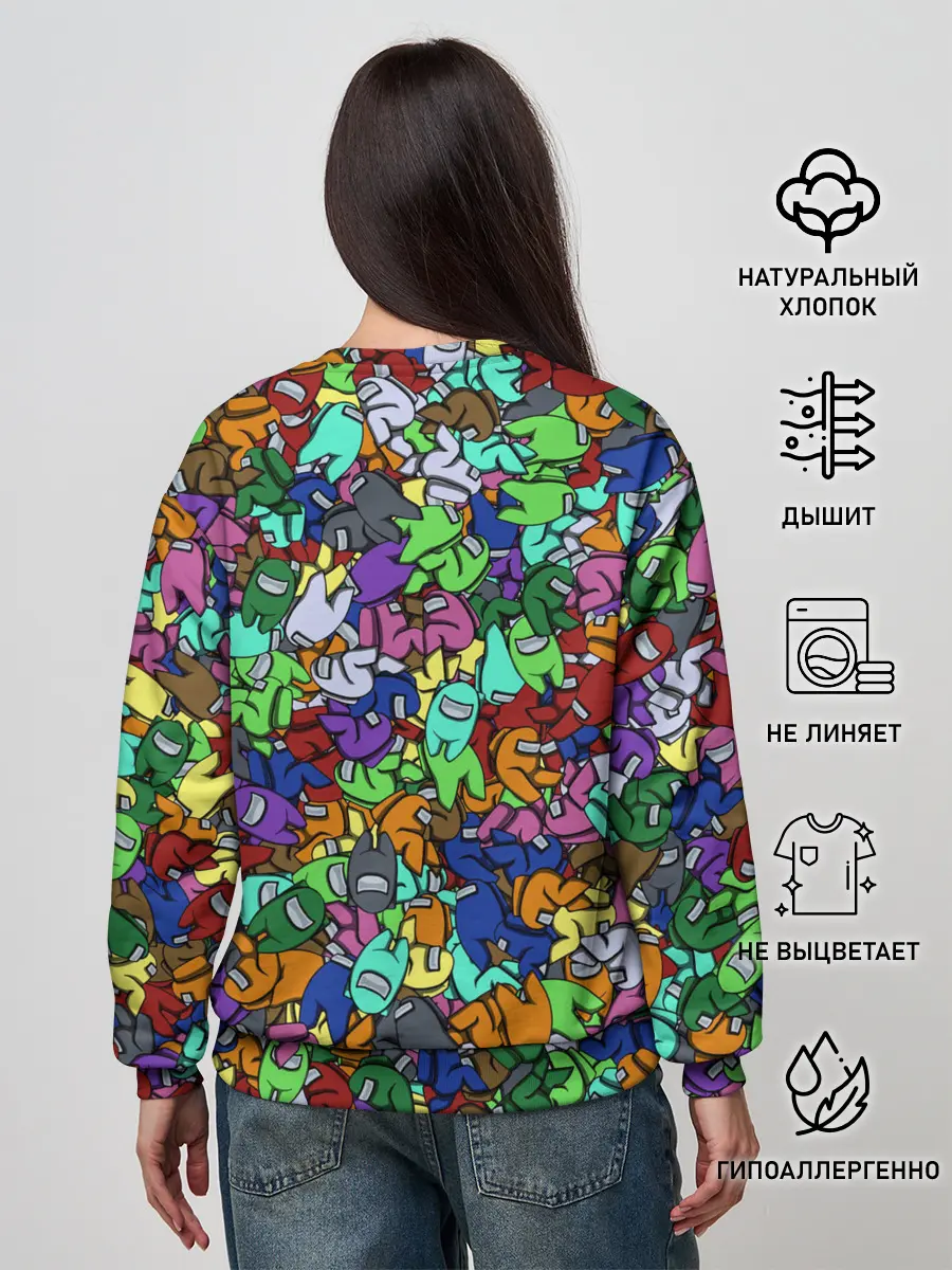 Женский свитшот / Among Us Overload