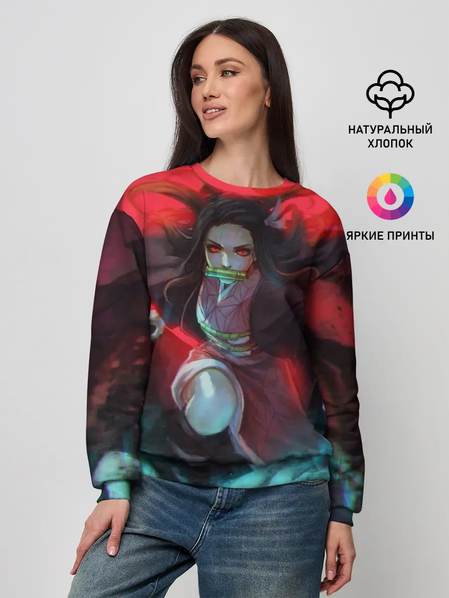 Женский свитшот / НЕЗУКО ИЗ КЛИНКА