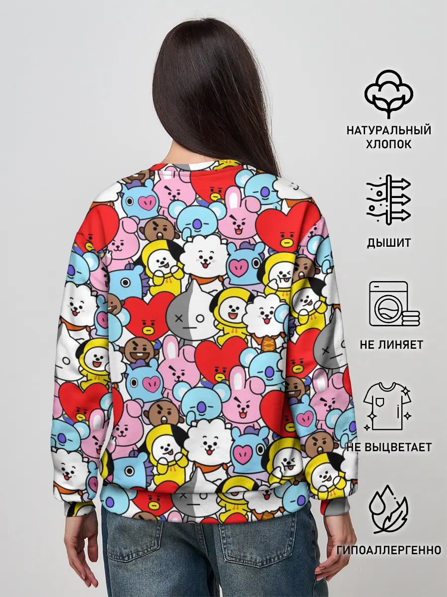 Женский свитшот / BT21 / BTS